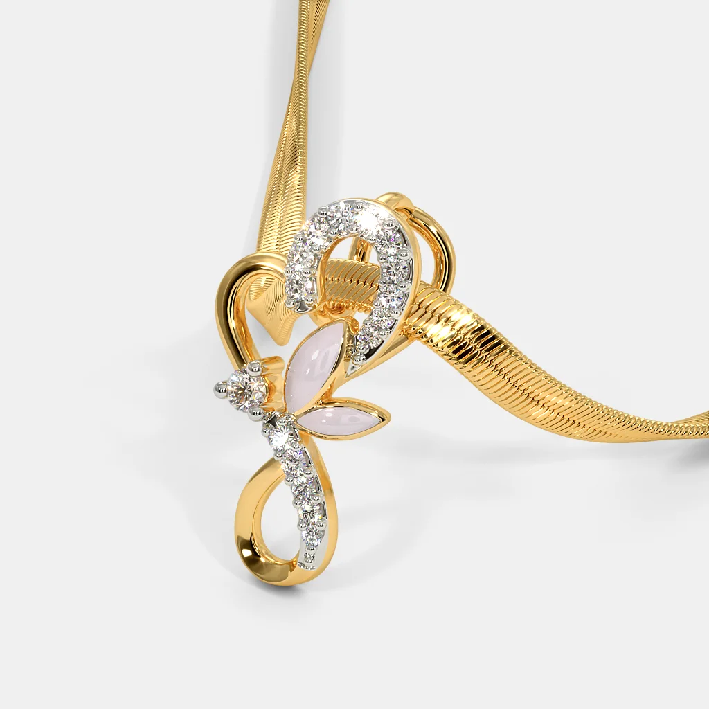 Infinity Gold & Diamond Pendant BIID - Image 2