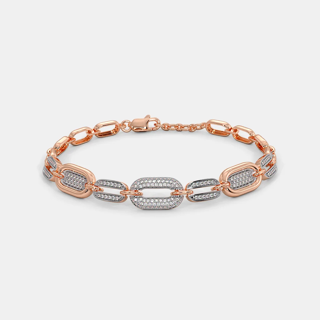 luxurious Diamond Link Bracelet BIKR - Image 2