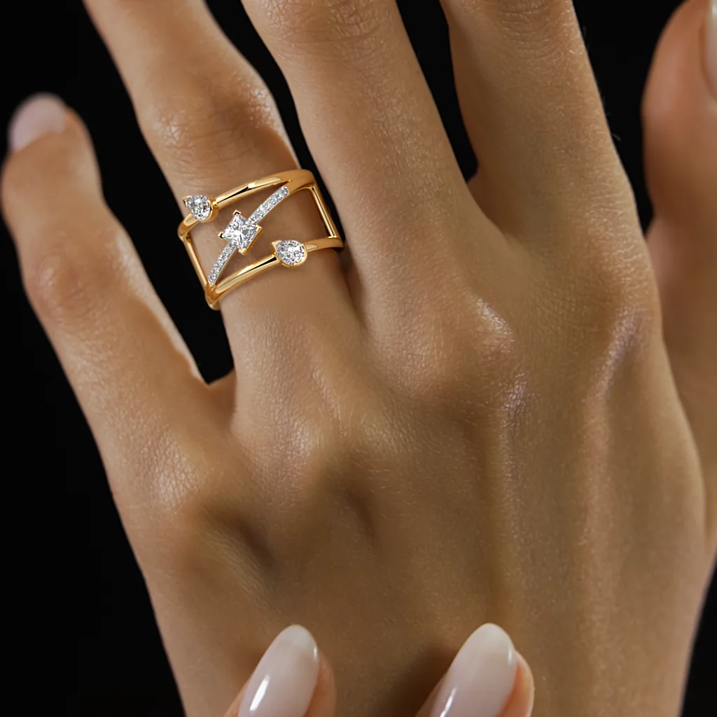 Trio Glint Diamond Ring BIMA - Image 3