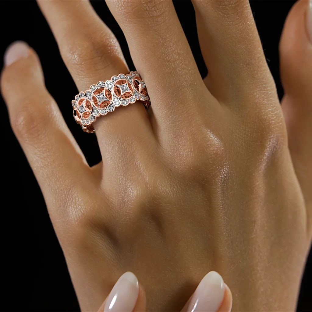 Diamond Filigree Ring BISK - Image 2