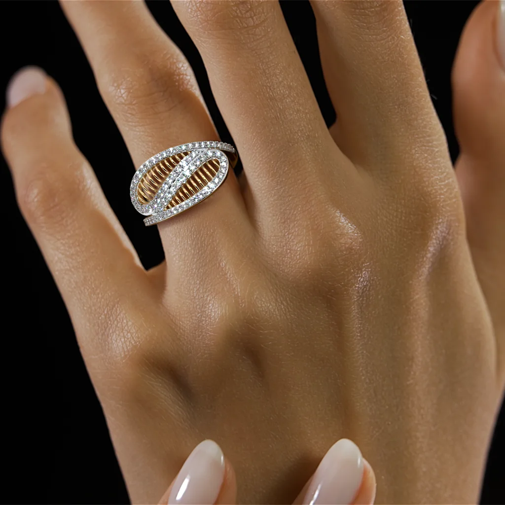 Wave Diamond Ring BISO - Image 2